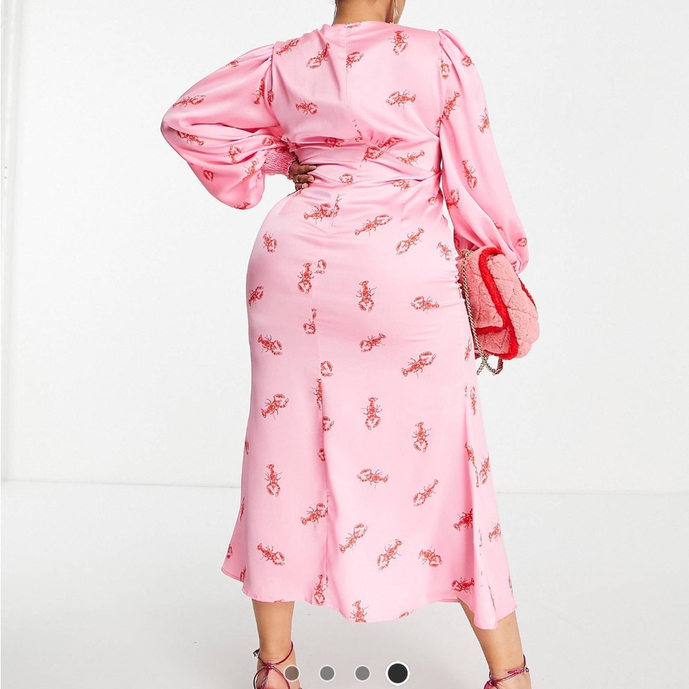 Never Fully Dressed Pink Midi Dress - Picture 10 of 11
